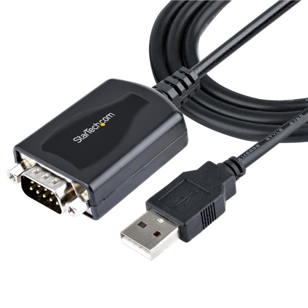 USB-RS232Cシリアル変換ケーブル/USB2.0/91cm/COMポート番号保持機能/USBType-Aオス・DB9オス/Windows&macOS/USB-D-Sub9ピン変換アダプター