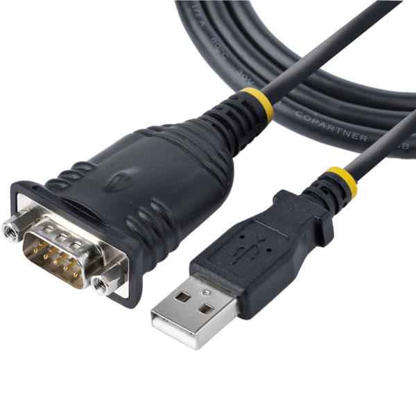 USB-RS232Cシリアル変換ケーブル/USB2.0/91cm/USBType-Aオス・DB9オス/Windows&macOS/USB-D-Sub9ピン変換アダプター