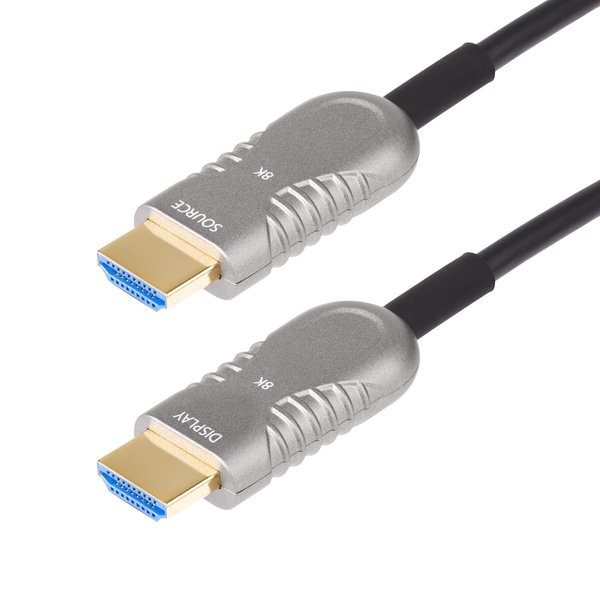 HDMI 2.1アクティブ光ファイバーケーブル/15.2m/8K60Hz/48Gbps/CMPプレナム定格/AOC