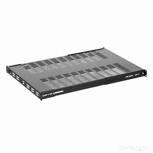 サーバーラック棚板/1U/放熱スリット付/耐荷重150kg/奥行き700mm/取付奥行き495～974mm/19インチラック対応