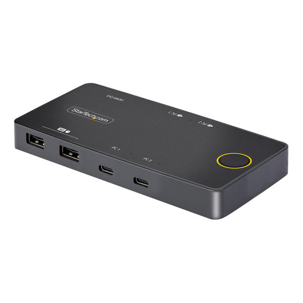 KVMスイッチ/2ポート/USB-C/1画面/4K60Hz HDMI DP Alt/100W PD/PC切替器 2台用