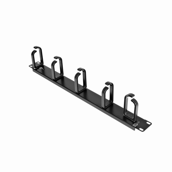 1U19インチスチール製ケーブルマネージャラックパネルサーバーラック用ケーブルホルダー付きパネル/ケーブルガイド