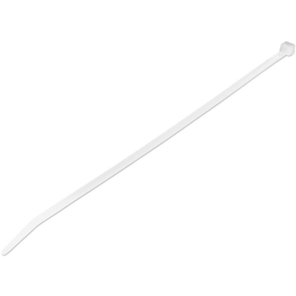 結束バンド/ナイロンケーブルタイ/1000本入りパック/ホワイト/長さ25cm/幅4mm/ケーブル束の直径68mm/引張強度22kg/UL94V-2規格認定品