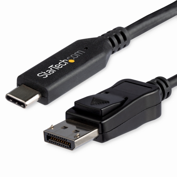 USB-C-DisplayPort変換アダプタケーブル1.8m8K/30Hz対応HBR3USBType-C専用ディスプレイアダプタThunderbolt3互換