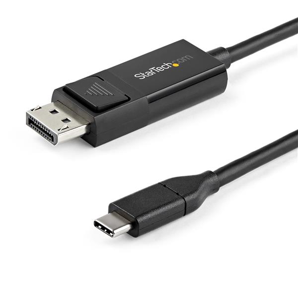 USBType-C-DisplayPort1.2変換ケーブル2m双方向対応4K/60HzThunderbolt3互換アダプタ