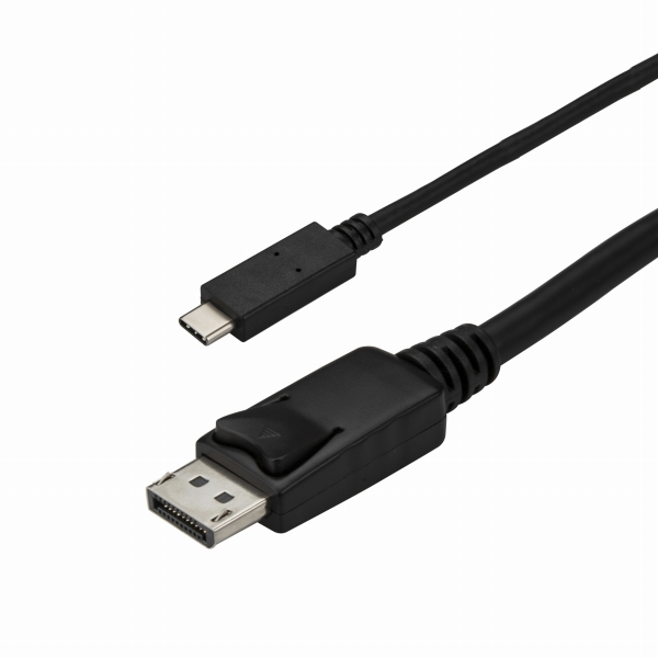 USB-C-DisplayPortディスプレイ変換ケーブルUSBType-C-ディスプレイポート変換アダプタ1m4K/60Hzブラック