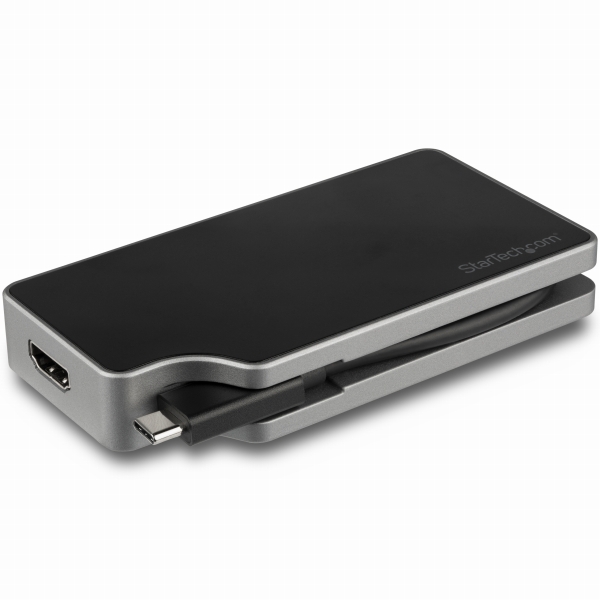 USBType-C接続マルチディスプレイアダプタ95WUSBPD対応4K/60Hz対応スペースグレーVGA/DVI/HDMI/mDP出力対応