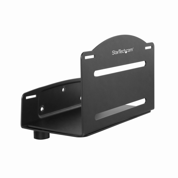 PCホルダーデスクトップパソコン用アジャスタブルホルダー調整幅122-212mm耐荷重10kg