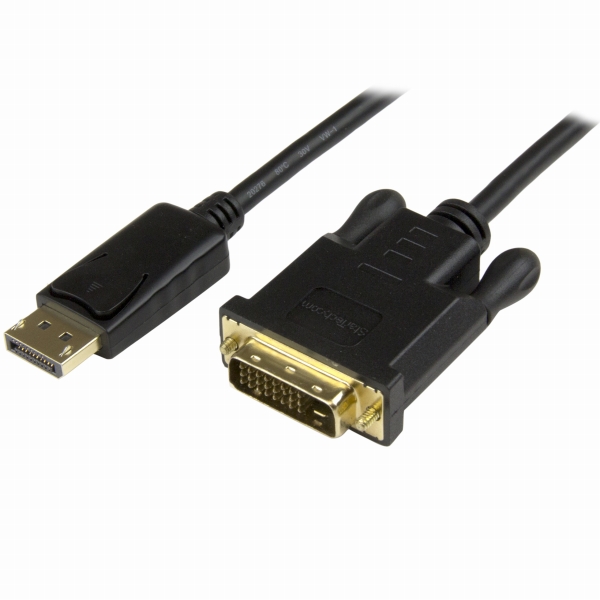 DisplayPort-DVI変換ケーブルアダプタ91cm1920x1200ディスプレイポート(オス)-DVI-D(オス)