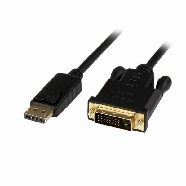 DisplayPort-DVIアクティブケーブル91cmDPDVI変換アダプタケーブルディスプレイポート(オス)-DVI-D(25ピン/オス)1920x1200ブラック