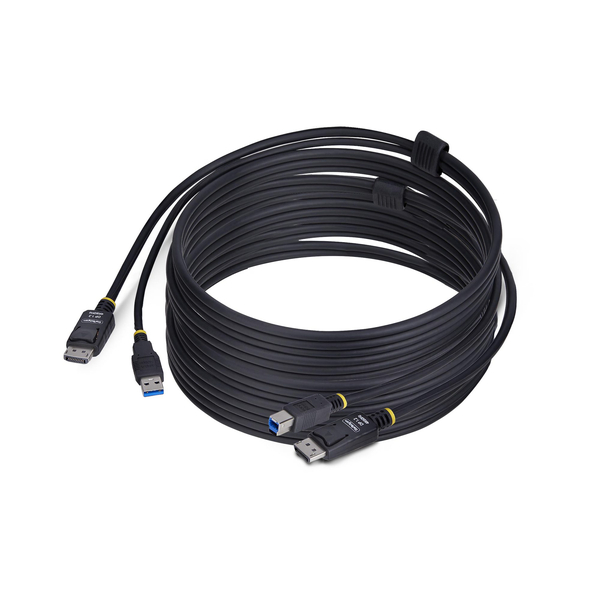 KVMケーブル/3m/DisplayPort & USB 3.0 Type-A -B/4K60Hz/PC切替器用ケーブル
