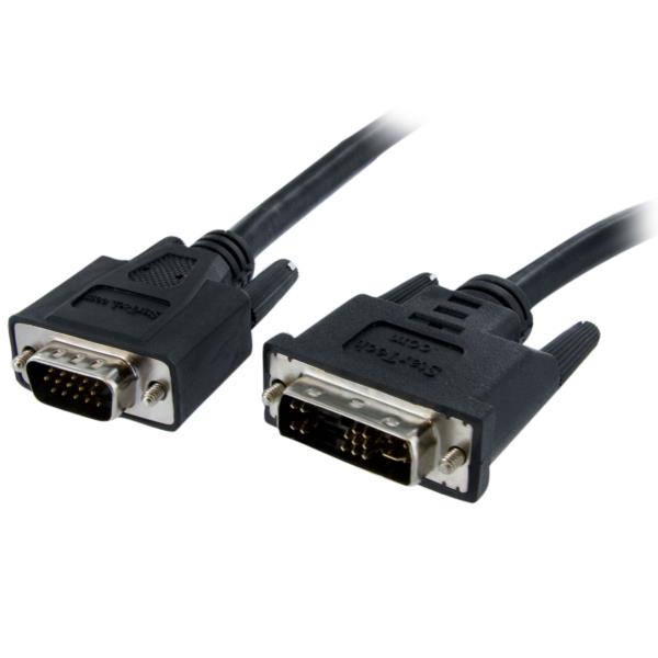 DVI-VGA変換ディスプレイモニターケーブル3mDVI-A(オス)-ミニD-Sub15ピン(オス)