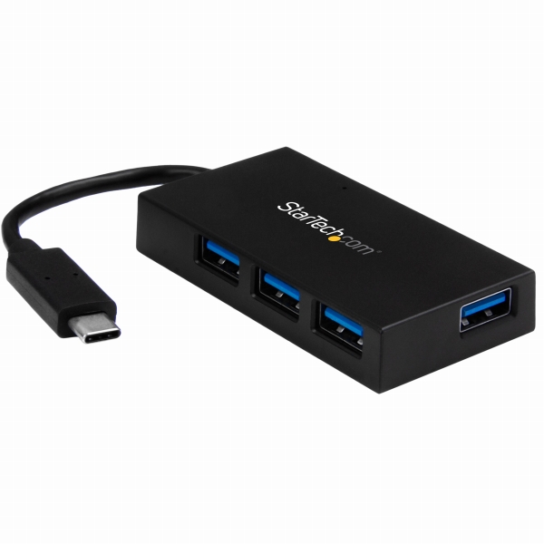 4ポート増設USB3.0ハブUSBType-C接続USB-C-4xUSB-AUSB急速充電対応セルフパワー対応ACアダプタ付属