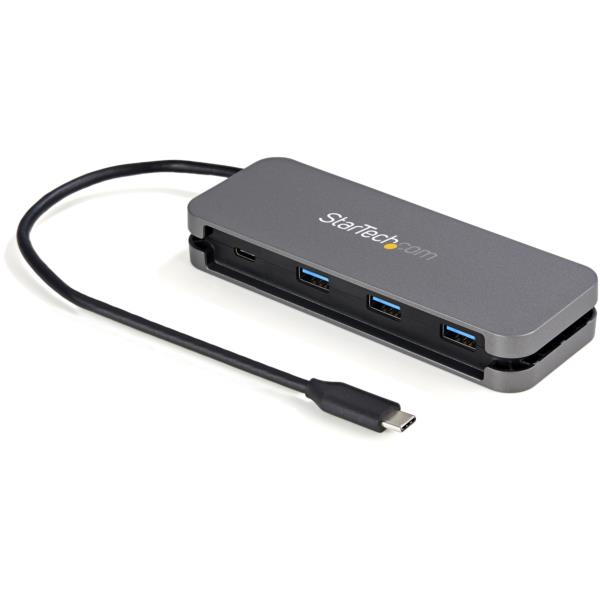 4ポートUSB-Cハブ/1xUSB-C&3xUSB-A/5GbpsUSB3.2/3.1Gen1準拠Type-Cハブ/バスパワー対応/28.5cmケーブル