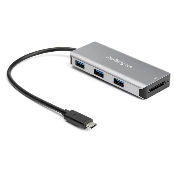 3ポートUSBType-CハブSDカードリーダー付き10Gbps3xUSB-A25cmホストケーブル