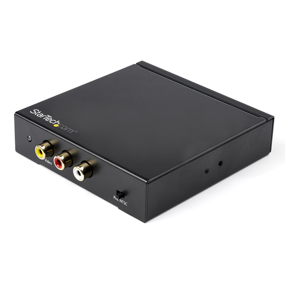 HDMI - コンポジット変換コンバーター 入力:HDMI/出力:RCA NTSC/PAL切替スイッチ 1080p対応