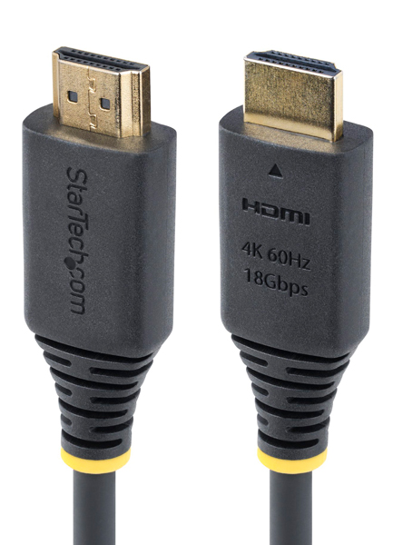 HDMI 2.0ケーブル/4m/4K60Hz/Premium HDMI/HDR10 ARC UHD テレビ TV用