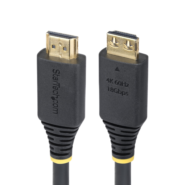 HDMI 2.0ケーブル/グリップコネクター/3m/4K60Hz/ハイスピード/HDR10 ARC UHD テレビ用