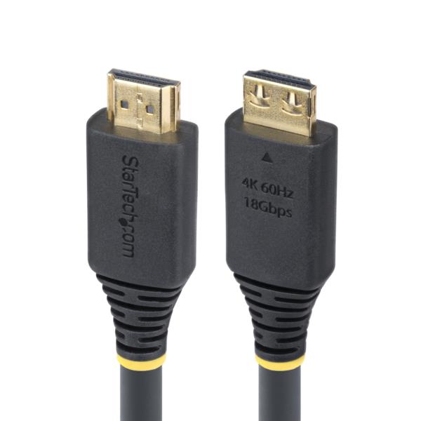 HDMI 2.0ケーブル/7m/抜け防止コネクター/ハイスピード/4K60Hz/HDR10/ブラック/抜けにくい