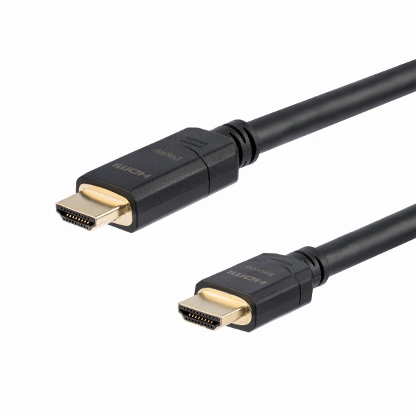 20m ハイスピードHDMIアクティブケーブル (信号増幅回路内蔵) 4K対応HDMI(オス)-HDMI(オス)ケーブル ウルトラ/Ultra HD 4K2K解像度対応 ブラック