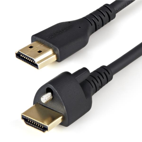 イーサネット対応ハイスピードHDMIケーブル2m/ネジ留め機構搭載/HDMI2.0規格準拠/4K60Hz/HDR対応/HDMI[オス]-HDMI[オス]