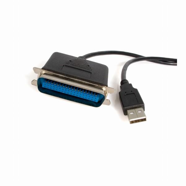 1.8mUSB-パラレルプリンタコンバータケーブルUSBA(4ピン)-セントロニクス/アンフェノール36ピン(IEEE1284準拠)変換ケーブルオス/オス