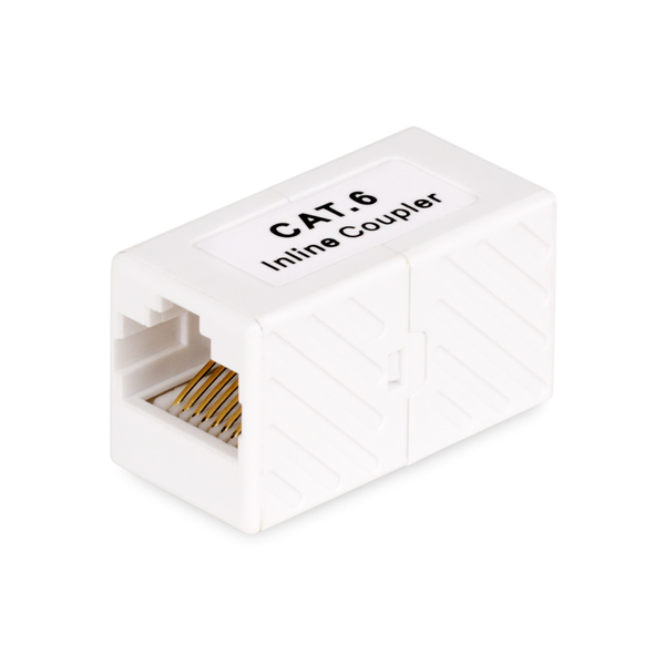 LANケーブル延長コネクター/5個入り/メス-メス/T568端子/ギガビットイーサネット対応 RJ45インラインカプラー