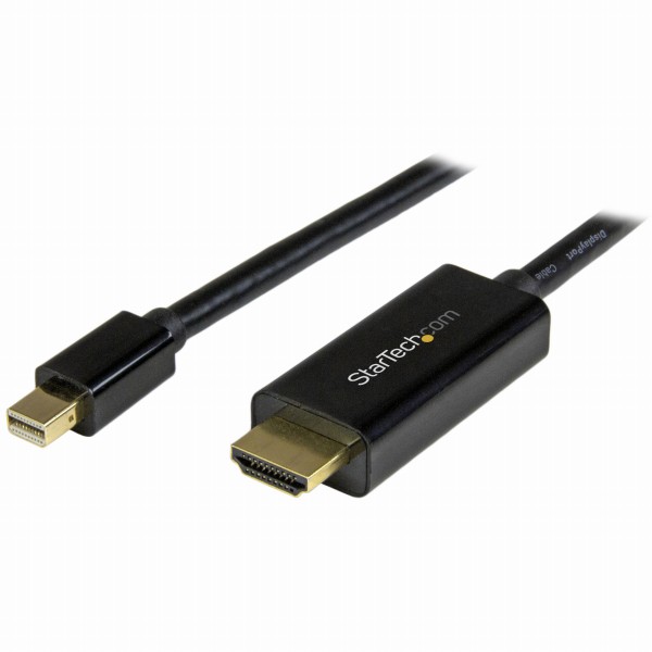 MiniDisplayPort-HDMI変換ケーブル2m4K解像度/UHD対応ミニディスプレイポート/mDP（オス）-HDMI（オス）アダプタケーブル
