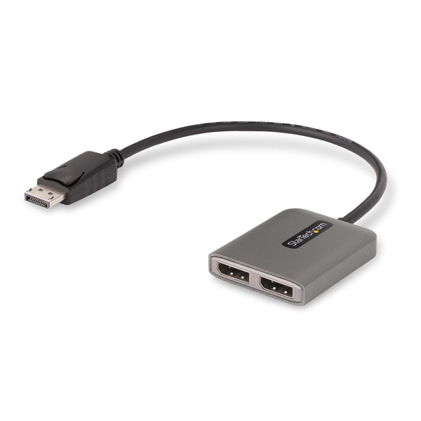 MSTハブ/DisplayPort1.4接続/デュアルモニター/4K60HzDisplayPort/32cmケーブル/HDR
