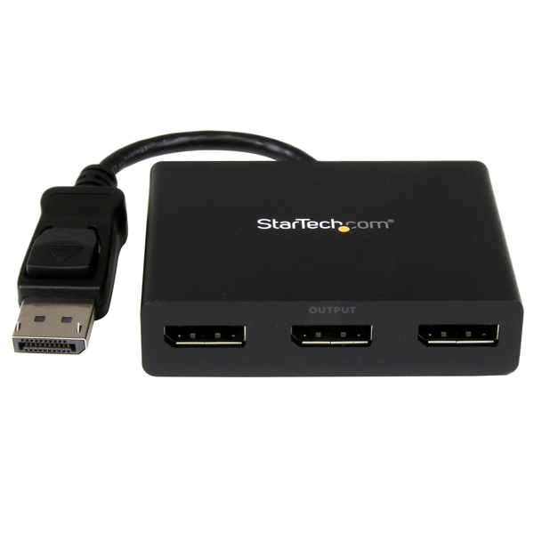 3ポートMSTハブDisplayPort-3xDisplayPortマルチモニタースプリッタ4K対応ディスプレイポート(オス)-3ポートディスプレイポート(メス)Windowsのみ対応