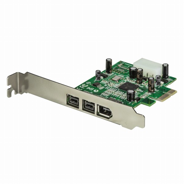 IEEE1394a1ポート/1394b2ポート増設PCIExpressカード9ピンFireWire800x2/6ピンFireWire400x1対応PCIeカード内部電源コネクタ搭載
