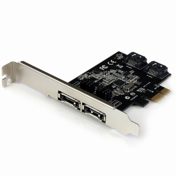 外部eSATA2ポート/内部SATA2ポート増設PCIExpressカードジャンパーでポートの切替え可能ポートマルチプライヤ対応SATArev.3.0対応6Gbps