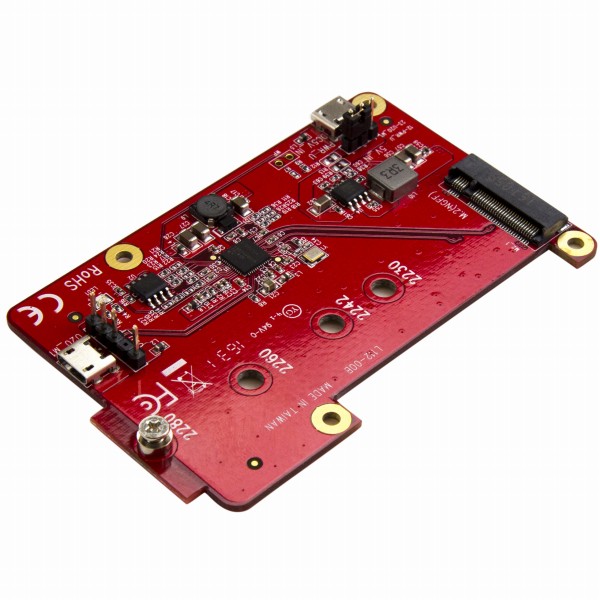 ラズベリーパイ/RaspberryPi用USB-M.2SATA変換基板ラズパイ電子工作/開発ボード