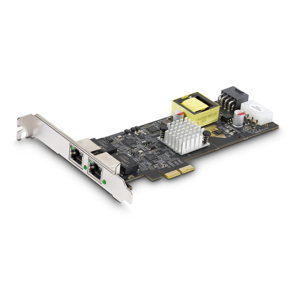 ネットワークアダプターカード/2ポート/2.5Gbps/PCIe x2/Intel I225-V/PoE+/LANカード
