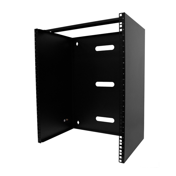 サーバーラック/壁掛け型/14U/19インチ/奥行35.5cm/耐荷重35kg/パッチパネル・IT機器用