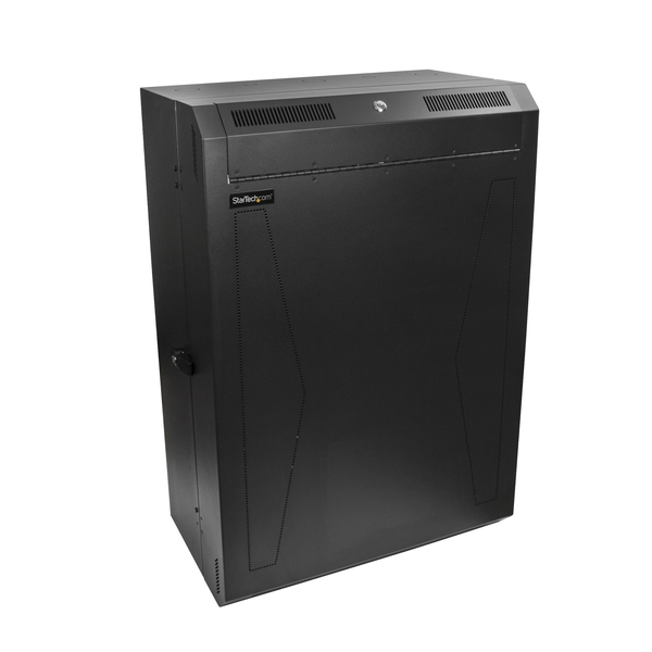 サーバーキャビネット/壁掛け型/縦型/8U/19インチ/奥行76.2cm/耐荷重90kg/ロック付き/IT機器用