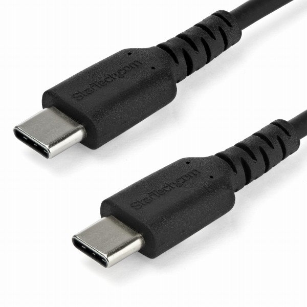 2mUSBType-CケーブルブラックUSB2.0準拠データ&充電ケーブル