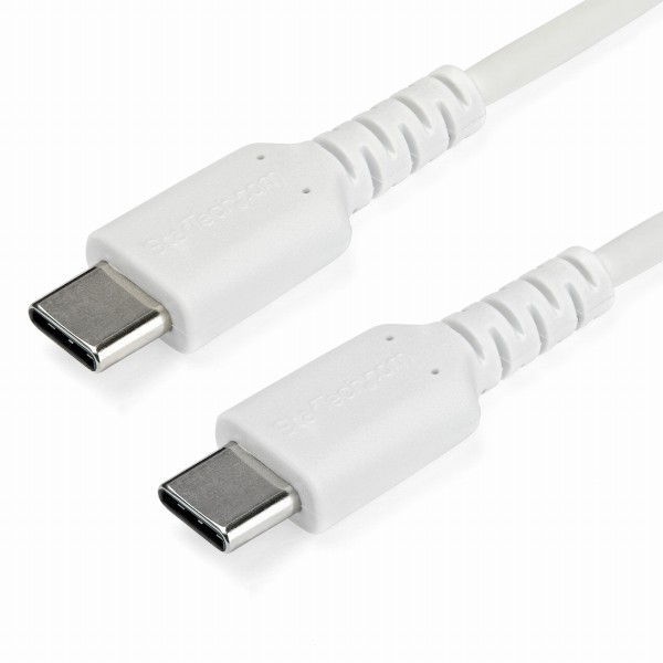 2mUSBType-CケーブルホワイトUSB2.0準拠データ&充電ケーブル