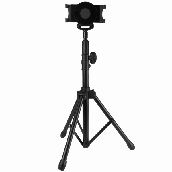 iPad・タブレット三脚スタンド166-200mm幅のタブレットに対応キャリーバッグ付き三脚式タブレットホルダー