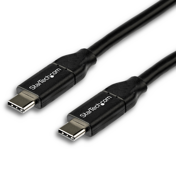 USB2.0Type-Cケーブル2m給電充電対応(最大5A)USB-C/オス-USB-C/オスUSB2.0規格準拠USB-IF認証済み