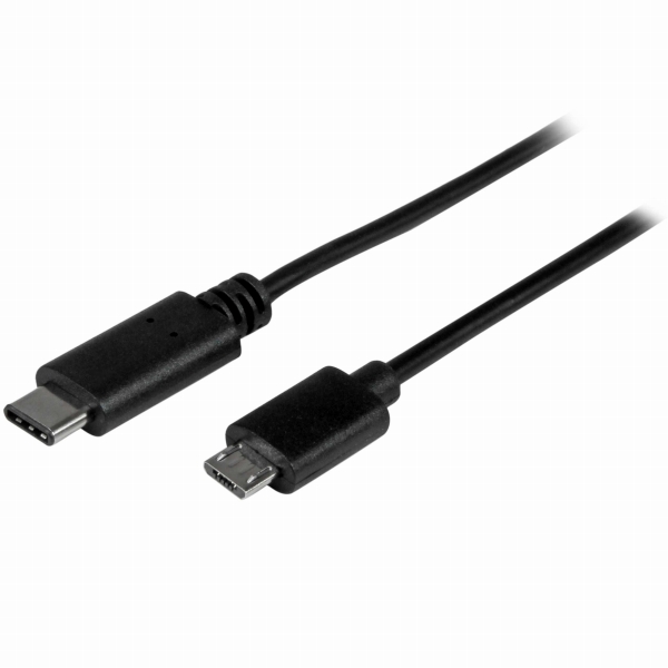 USB-C-MicroB変換ケーブル0.5mオス/メスUSB2.0対応
