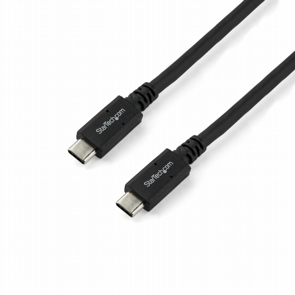 USB3.0Type-Cケーブル1.8m給電充電対応(最大5A)USB-C/オス-USB-C/オスUSB3.0(5Gbps)USB-IF認証