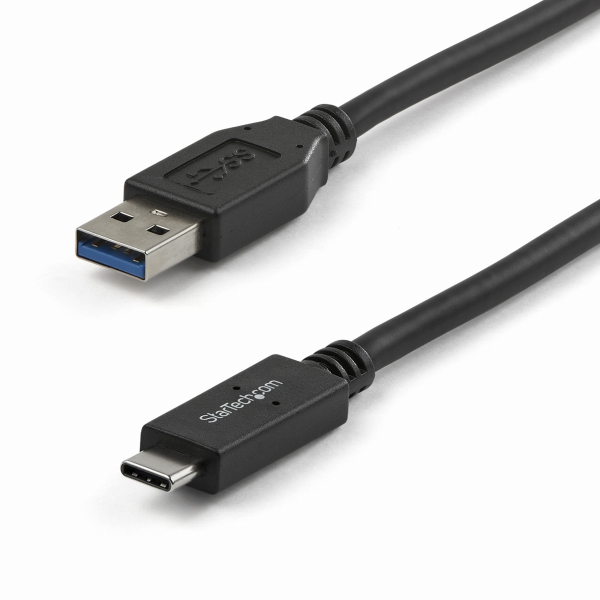 USBケーブル1mUSBType-A-USBType-Cオス/オスUSB3.1(10Gbps)準拠