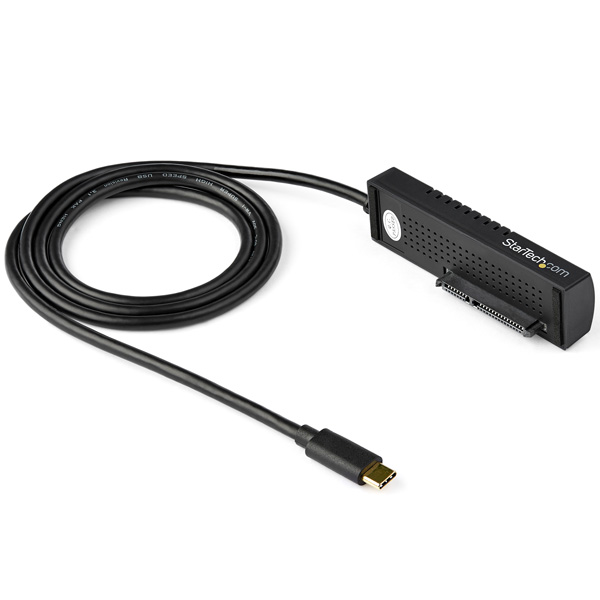 USB-C-SATA変換アダプタUSB3.1(10Gbps)2.5インチ/3.5インチSATAドライブに対応USBType-Cポート搭載PCに接続