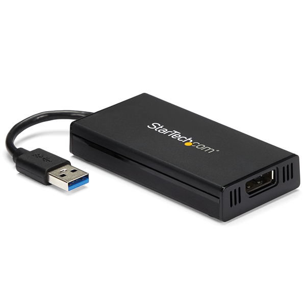 USB 3.0接続4K対応DisplayPort外付けグラフィックアダプタ DisplayLink認定 Ultra HD対応 1x USB 3.0 タイプA（オス） - 1x ディスプレイポート（メス）
