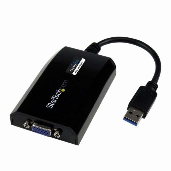 Mac/windows対応USB3.0-VGA変換アダプタ外付けディスプレイ増設アダプタUSB3.0A(オス)-VGA高密度D-Sub15ピン(メス)1920x1200/1080p