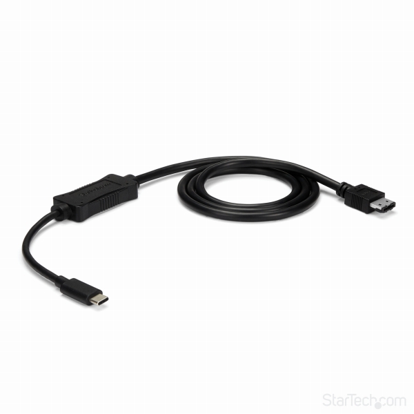 USB-C-eSATAケーブル1mHDD/SSD/ODDなどの外付けストレージ機器専用USB3.0-eSATA変換ケーブル(5Gbps)