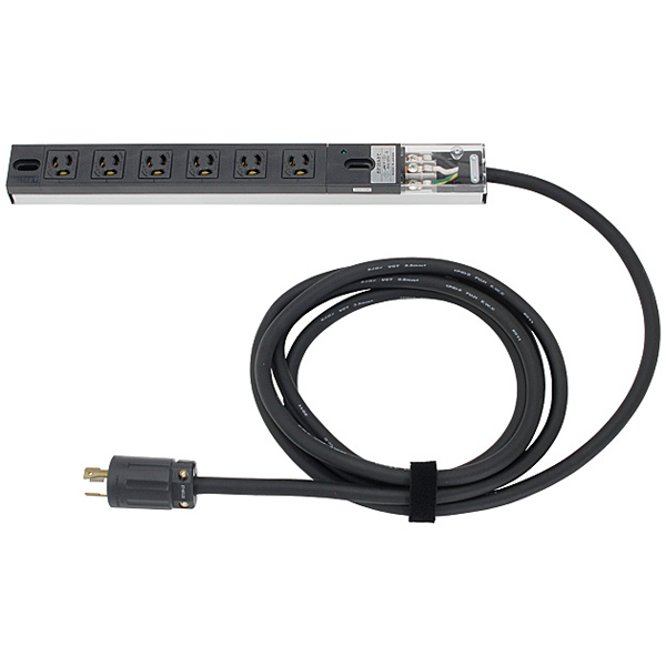 コンセントバー（100V 20A 6口 コンパクトタイプ）