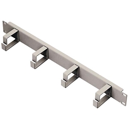 1Uケーブル処理パネル ホワイトグレイ