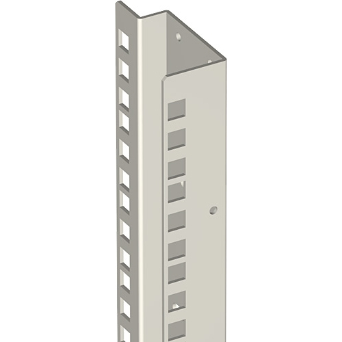 パネルマウントフレーム四角穴 ホワイトグレイ 1箱2本入り